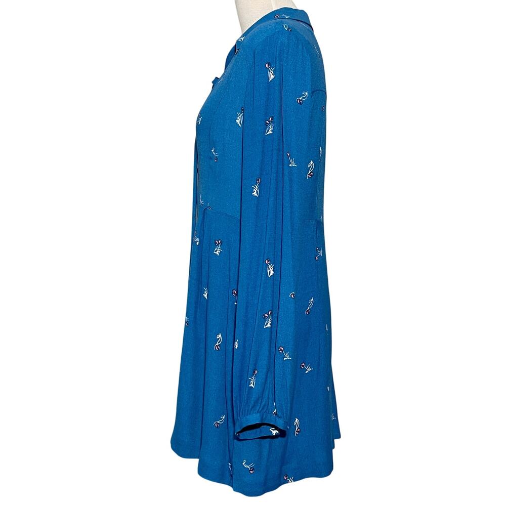 Free People SZ S Blue Tunic Dress - Picture 4 of 8